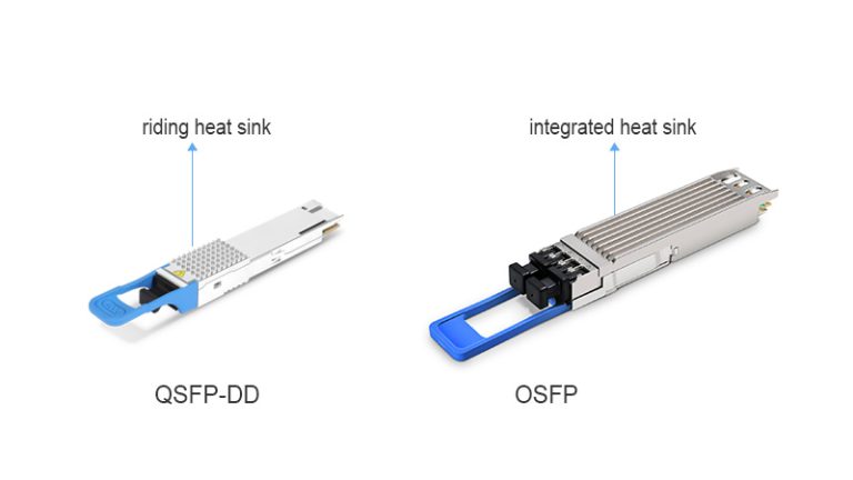 heat sink of QDD-400G-DR4-S vs OSFP-400G-DR4